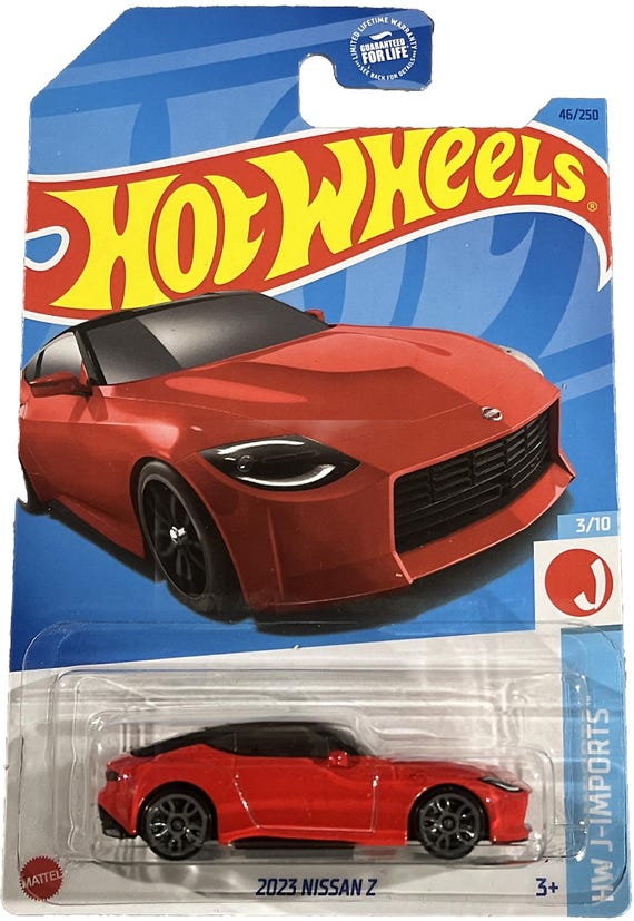 Hot Wheels Nissan Z Hw J-Imports Red - Collector's Edition