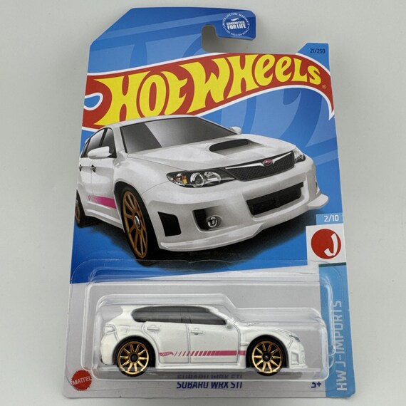 Hot Wheels Subaru Wrx Sti Sport HW J-Imports White Collector's Edition