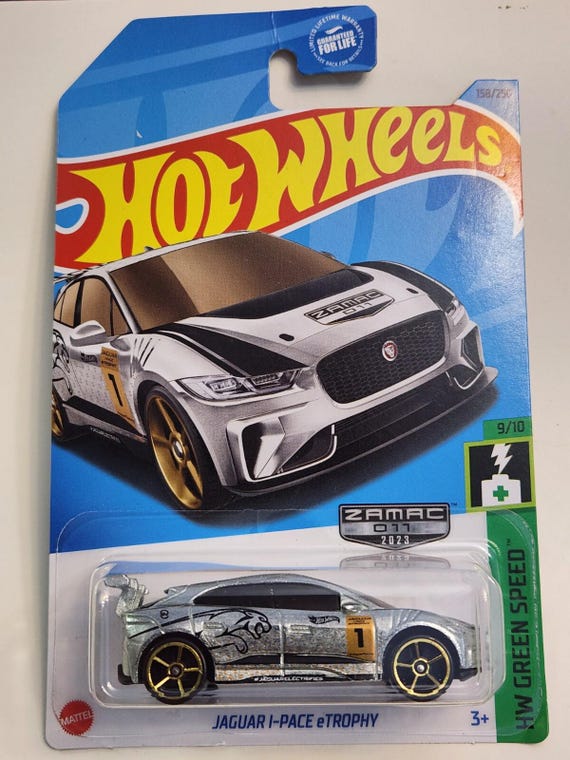 Hot Wheels Jaguar I-Pace eTrophy Walmart Exclusive HW Green Speed - Zamac
