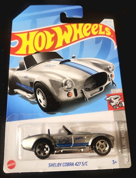Hot Wheels Shelby Cobra 427 S/C HW Rolling Metal Silver - Collector's Edition