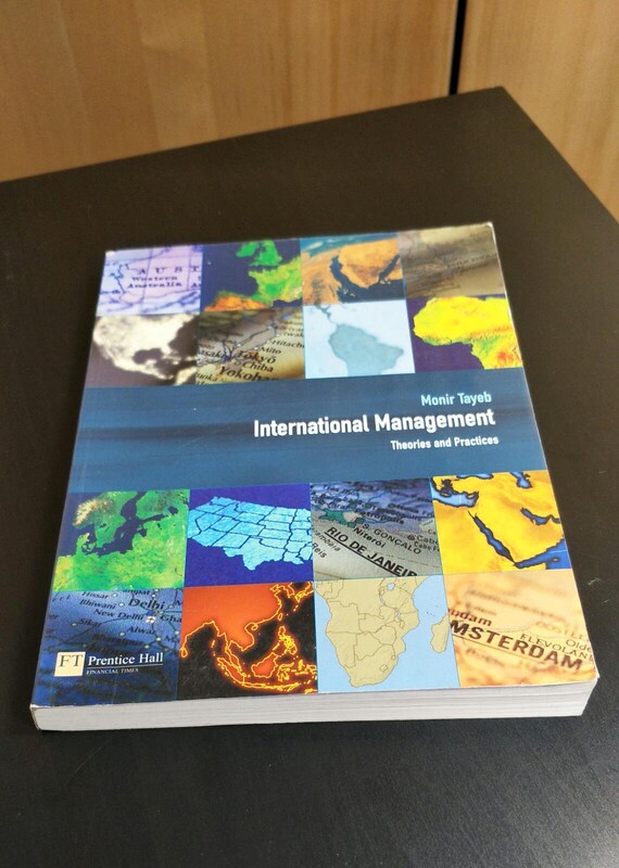 International Management: Theories and Practices by Monir Tayeb Paperback Christmas Gift Published by Pearson Education Limited