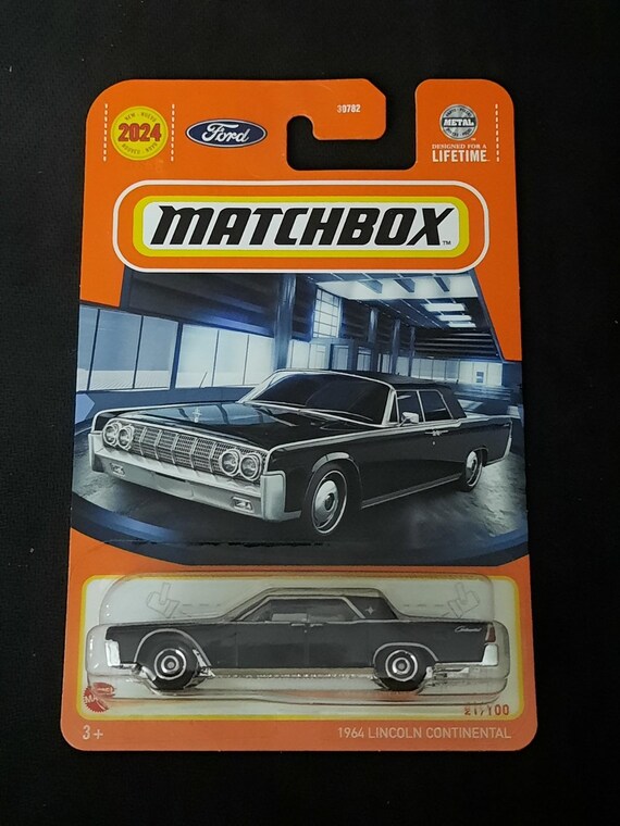Matchbox 1964 Lincoln Continental Luxury Vehicle - Black - Collector's Edition