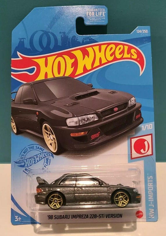 Hot Wheels 1998 Subaru Impreza 22B STi-Version - Grey - Collector's Edition