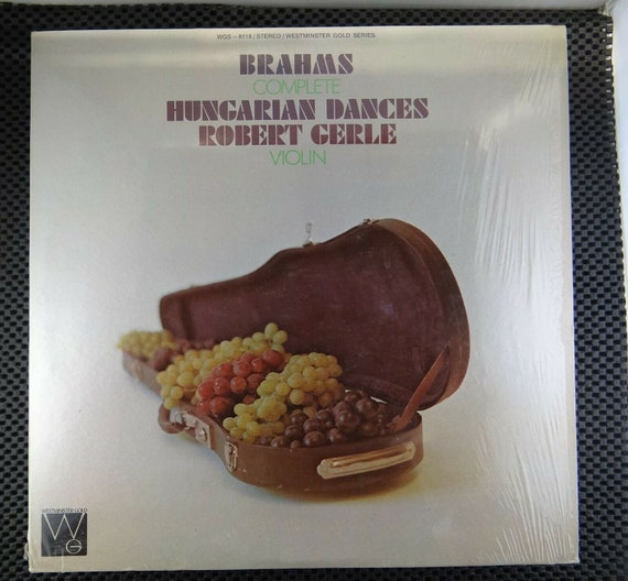 Brahms Hungarian Dances (complete) / Gerle / Shetler WGS-8118 LP (12") s