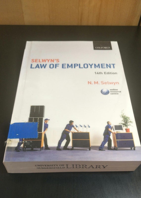 Selwyn's Law of Employment by Norman Selwyn Paperback OUP Oxford; 14th edition