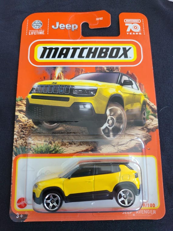 Matchbox Jeep Avenger Off Road Vehicle Yellow