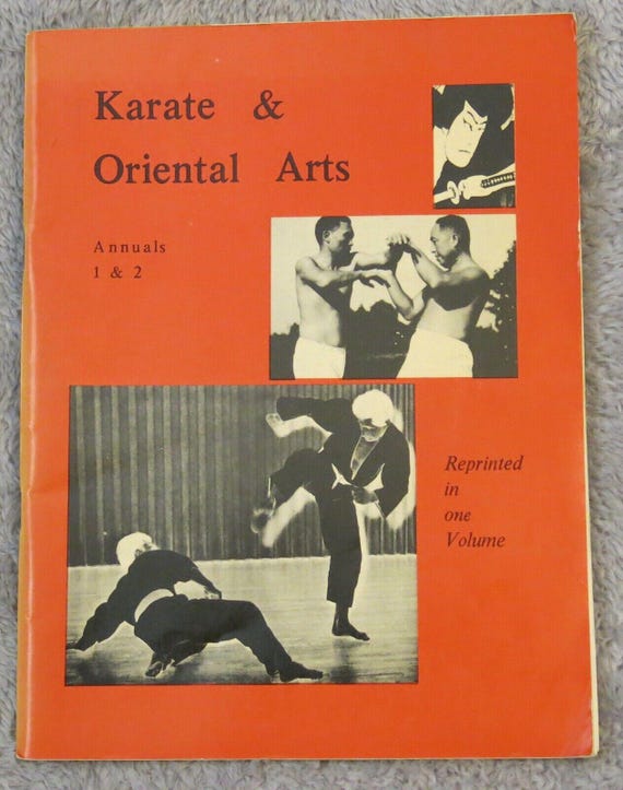 Karate & Oriental Arts Annuals Vol. 1 and 2 - Paperback 1975