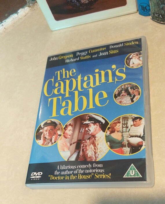 The Captain's Table [1958] John Gregson British film Peggy Cummins, Donald Sinden DVD Father's Day Gift Ideas