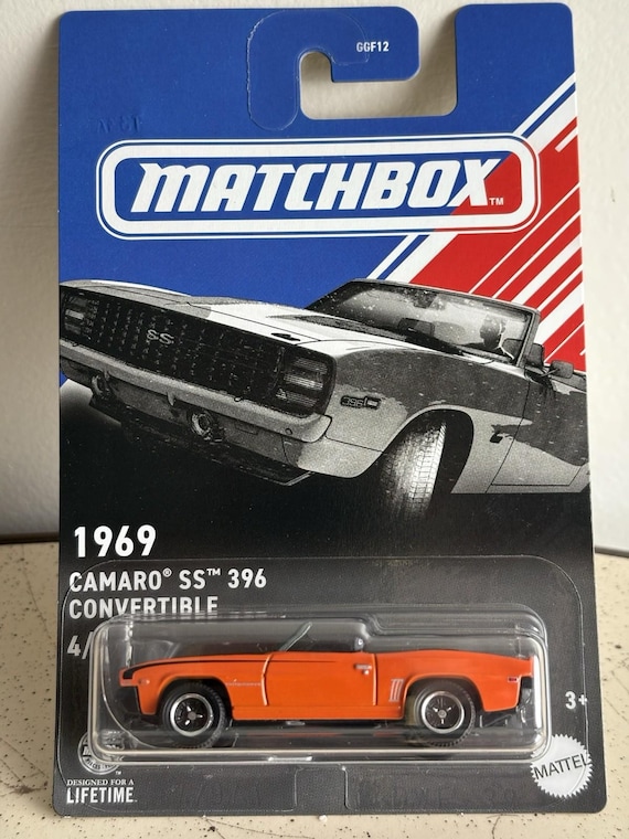 Matchbox 1969 Camaro SS 396 Convertible American Convertible Series Orange
