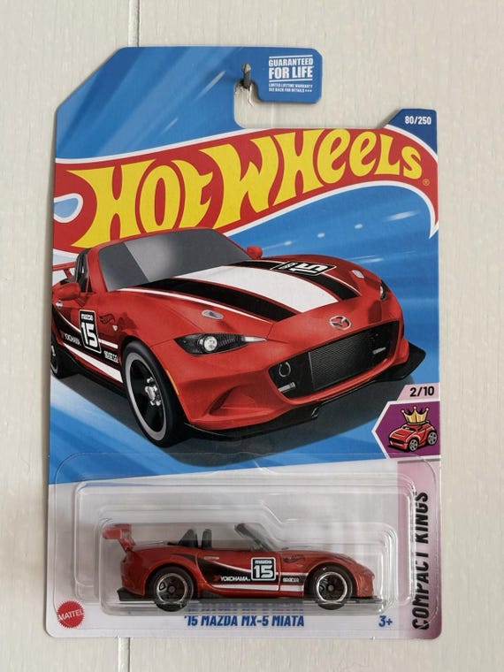 Hot Wheels Mazda MX-5 Miata Hw Compact Kings - Red - Collector's Edition