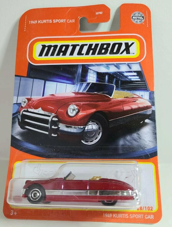 Matchbox 1949 Kurtis Sport Car Burgundy Red Collector's Edition