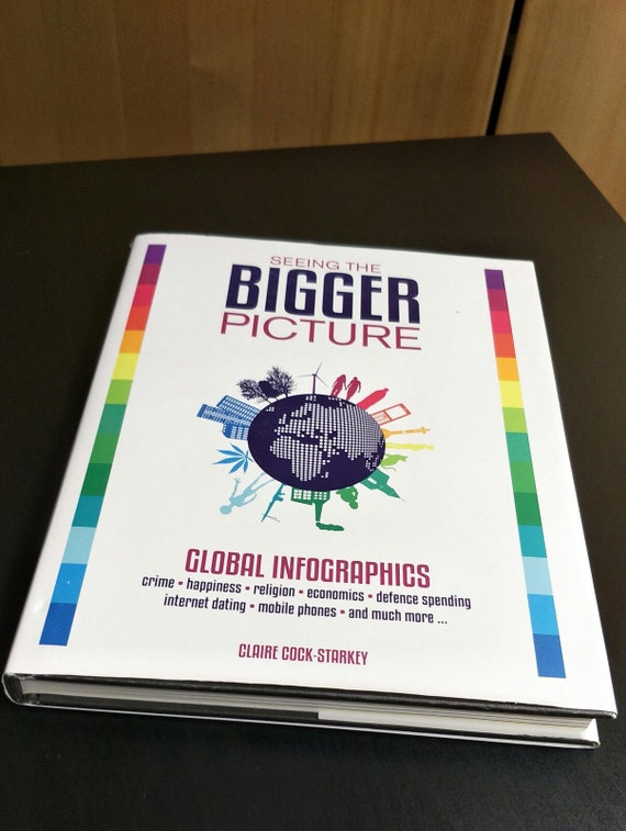 Seeing the Bigger Picture: Global Infographics by Claire Cock-Starkey Hardcover Christmas Gift Michael O'Mara Books Ltd