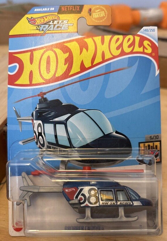 Hot Wheels Propper Chopper Helicopter HW Metro - Dark Blue - Collector's Edition