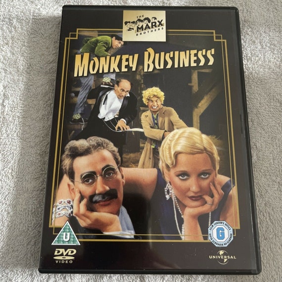 Monkey Business - The Marx Brothers Pre-code Comedy Film Region 2 DVD s