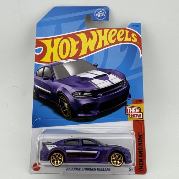 Hot Wheels ‘20 Dodge Charger Hellcat Hw Then And Now Purple Collector's Edition