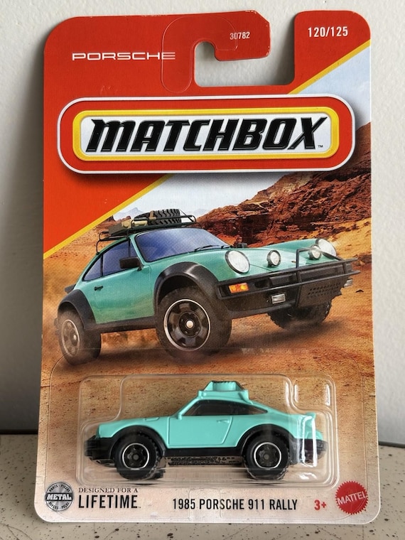 Matchbox 1985 Porsche 911 Rally - Teal Blue - Collector's Edition