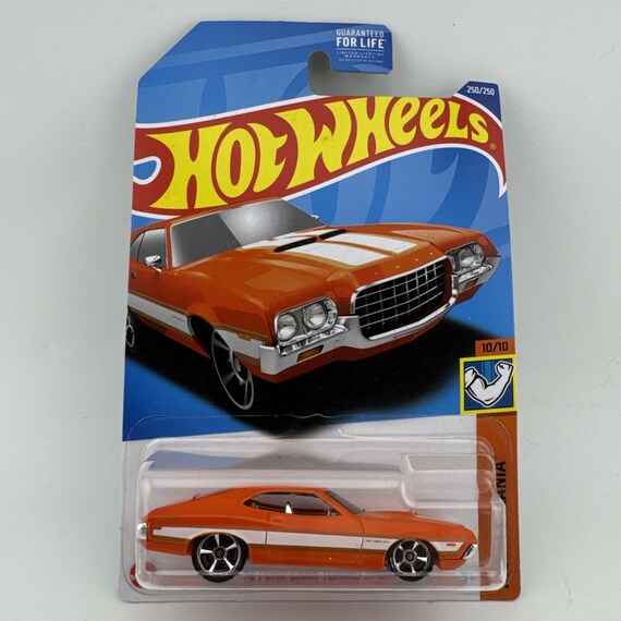 Hot Wheels 1972 Ford Gran Torino Hw Muscle Mania Orange Collector's Edition