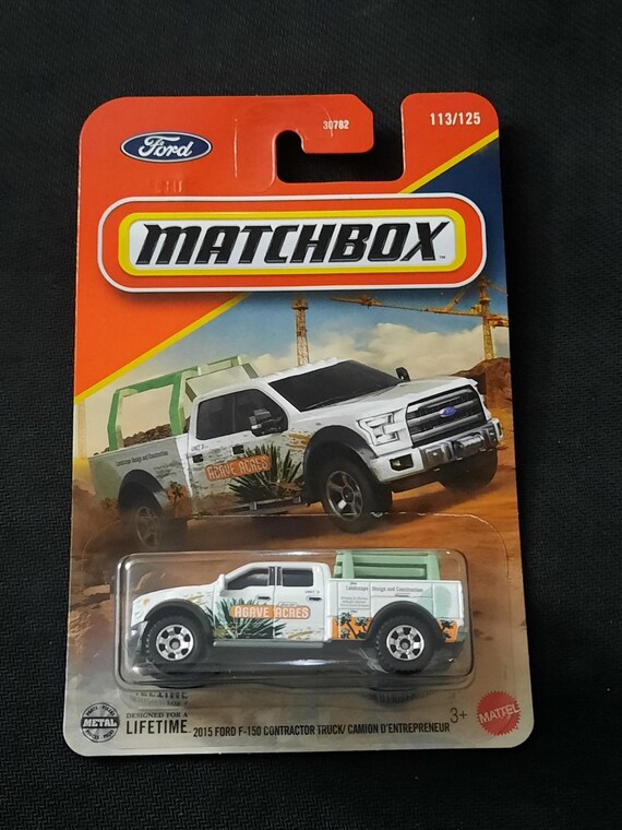 Matchbox Ford F-150 Contractor Truck - White - Collector's Edition