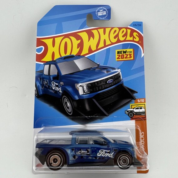 Hot Wheels Ford F-150 Lightning Custom Hw Hot Trucks Blue Collector's Edition