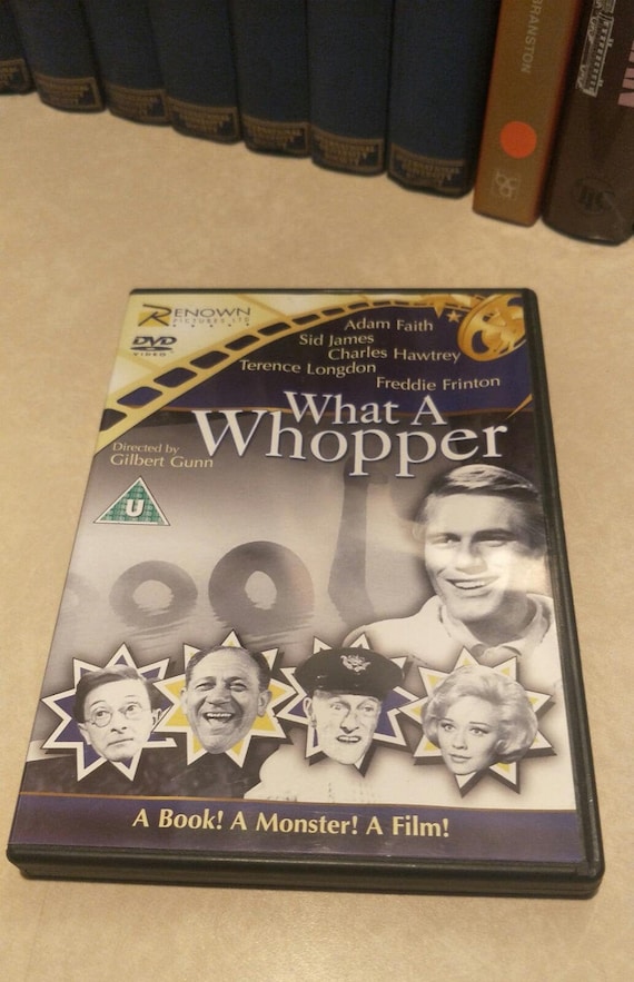 What A Whopper - A book ! A monster! A Film! Adam Faith, Sid James, Carole Leslie, Terence Longdon DVD Christmas Gift Ideas