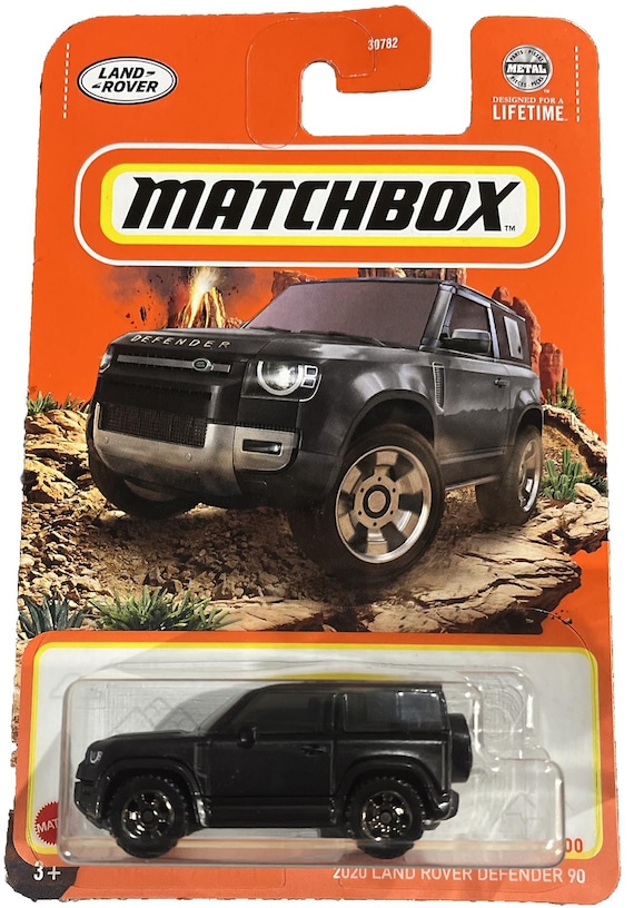 Matchbox Land Rover Defender 90 Off Road 70 Years Black - Collector's Edition