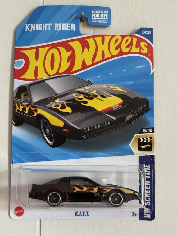 Hot Wheels K.I.T.T. Knight Rider HW Screen Time - Black - Collector's Edition