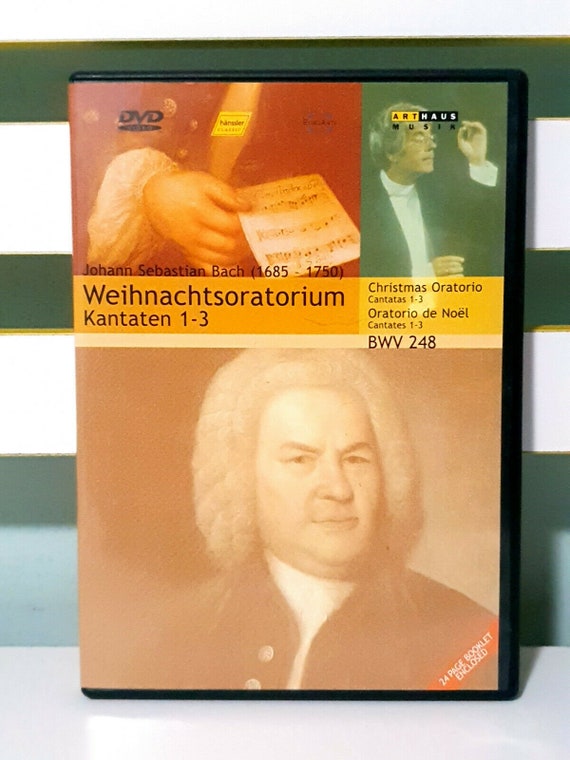 Johann Sebastian Bach - Christmas Oratorio Cantatas , Oratorio de Noel 1-3 Region 0 DVD Christmas Gift Ideas