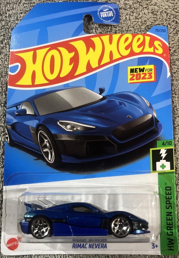 Hot Wheels Rimac Nevera Hw Green Speed - Blue - Collector's Edition