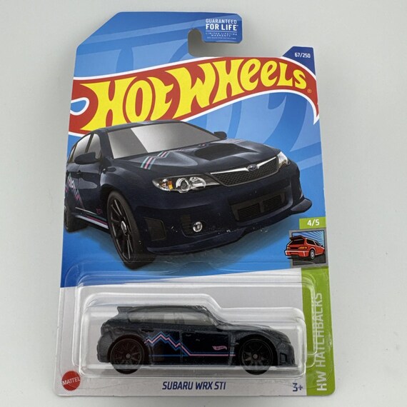 Hot Wheels Subaru WRX STI HW Hatchbacks Metallic Dark Blue Collector's Edition