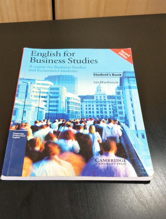 English for Business Studies Student's book: A Course for Business Studies and Economics Students by Ian Mackenzie Paperback Book Gift