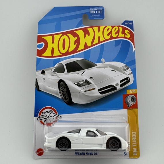 Hot Wheels Nissan R390 GT1 HW Turbo White Diecast 1:64 Scale Collector's Edition