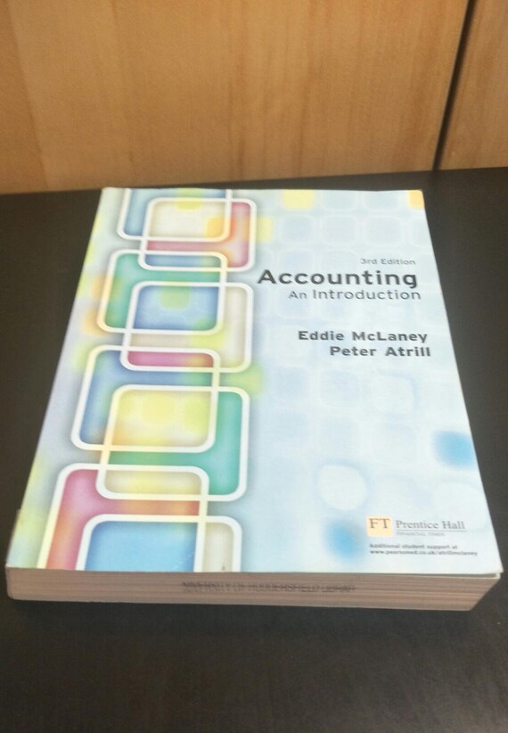 Accounting: An Introduction By Eddie McLaney, Dr Peter Atrill 3th Edition Paperback Christmas Gift Pearson Education (US)