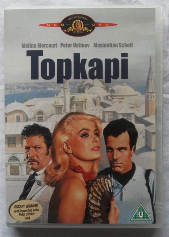 Topkapi PAL R2 DVD U Melina Mercouri & Peter Ustinov Jules Dassin dir