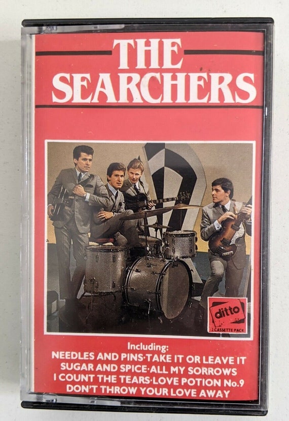 The Searchers - Needles and Pins DTO 10225A Vintage Ditto Pop 1960 Tape Cassette Father's Day Gift Ideas