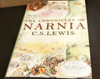The Chronicles of Narnia by C. S. Lewis Hardcover Book Gift 2001