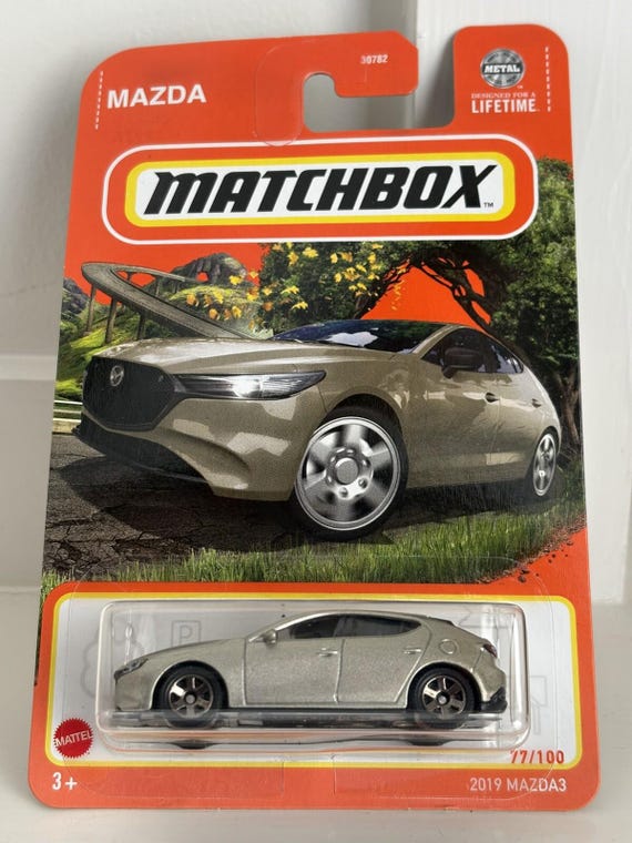 Matchbox Mazda 3 Hatchback Metal Diecast Model Metalflake Silver Collector's Edition