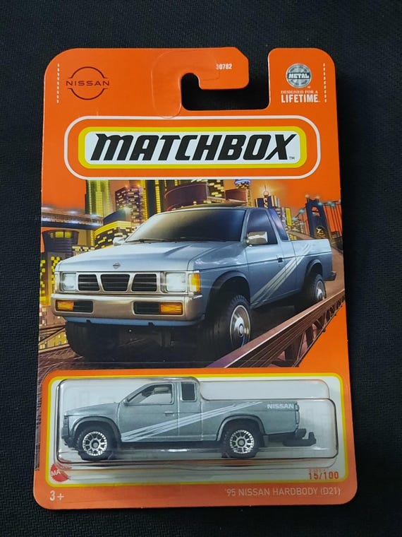 Matchbox 1995 Nissan Hardbody D21 - Metallic Grey - Collector's Edition