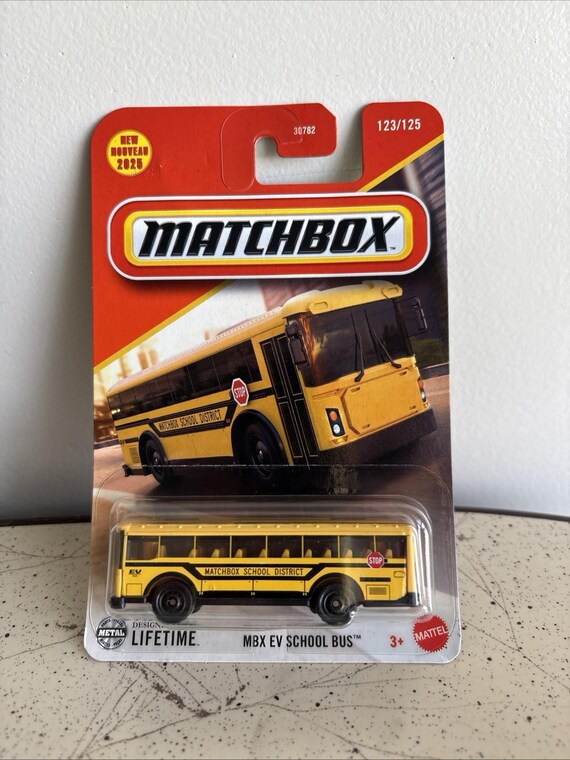 Matchbox MBX EV American School Bus - Yellow - Collector's Edition