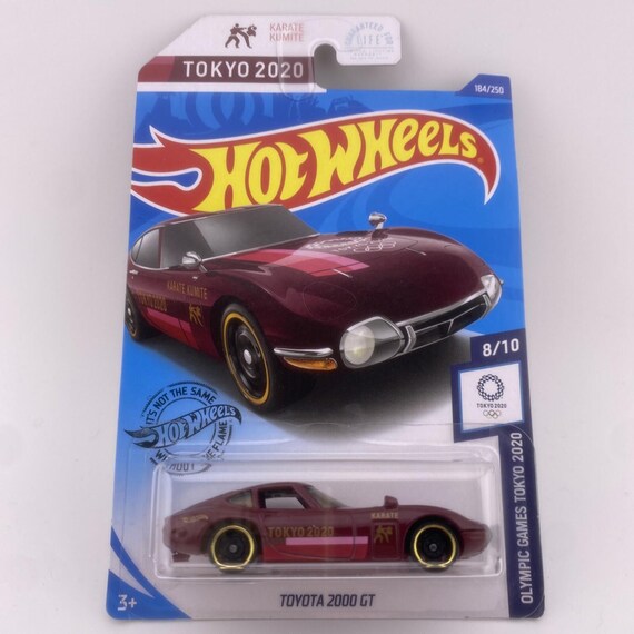Hot Wheels Toyota 2000 GT Olympic Games Tokyo Burgundy Collector's Edition