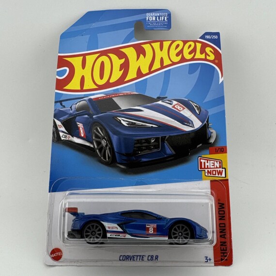 Hot Wheels Corvette C8.R HW Then and Now Blue Collector's Edition
