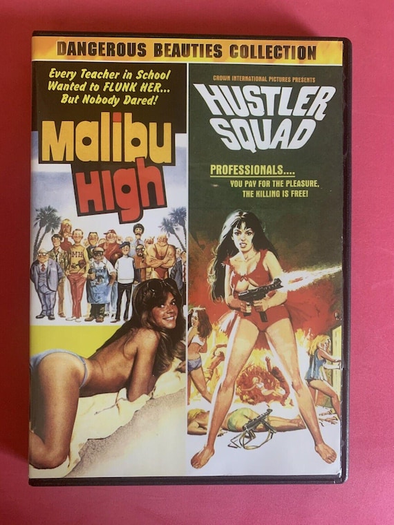 Malibu High / Hustler Squad DVD - Vintage Rare Exploitation Double Bill