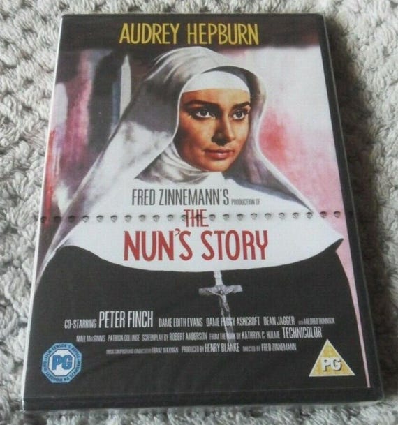 The Nun's Story DVD R2 Audrey Hepburn, Peter Finch, Edith Evans 1959
