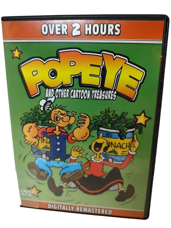 Popeye and Other Treasures (DVD) Over 2 Hrs of Great Vintage Cartoons