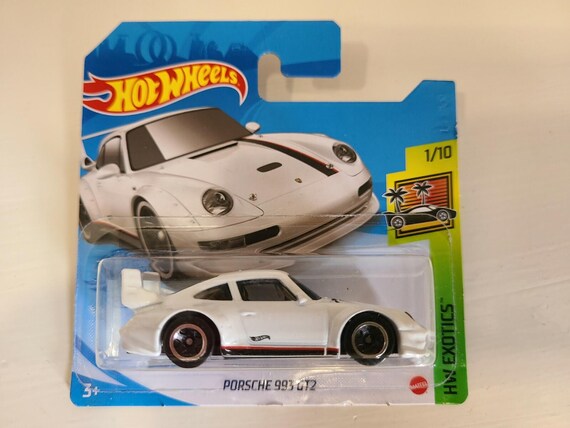 Hot Wheels Porsche 993 GT2 HW Exotics - White - Collector's Edition