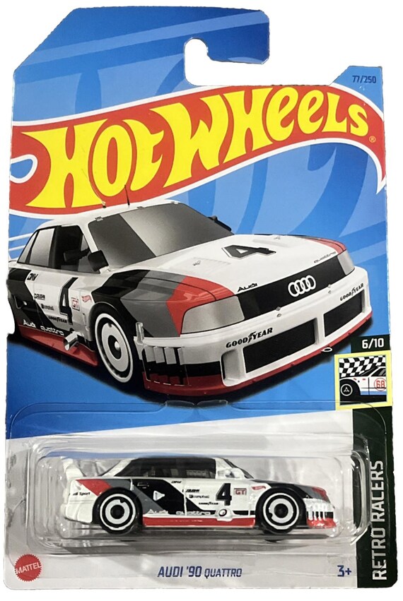 Hot Wheels Audi 90 Quattro Hw Retro Racers White - Collector's Edition