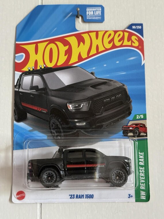Hot wheels Dodge Ram 1500 HW Reverse Rake - Black - Collector's Edition