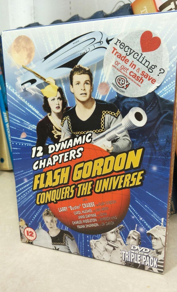Flash Gordon - Conquers The Universe, Classic 1940 (3-Discs Box Set) DVD Father's Day Gift Ideas