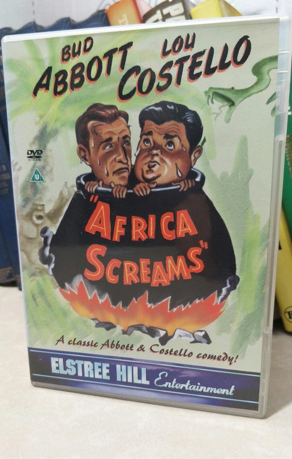Africa Screams Black And White Abbott & Costello Retro Room 1949 Comedy Classic DVD s