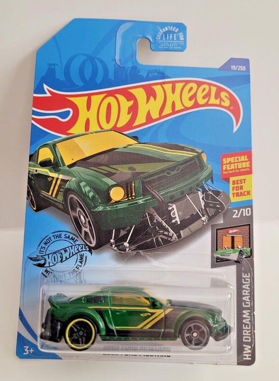 Hot Wheels Ford Mustang HW Dream Garage Dark Green