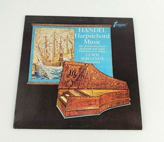 Janos Sebestyen - Handel Harpsicord Music, Turnabout Vox TV-S 34448 LP (12") s